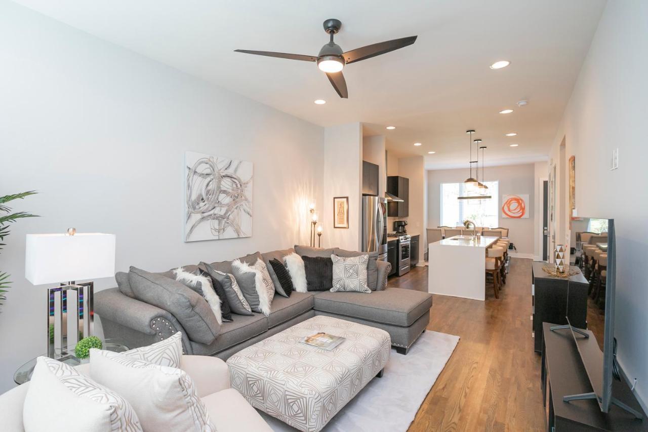 Luxury Townhome Skyline Views Mins To Dt Nashville Ngoại thất bức ảnh