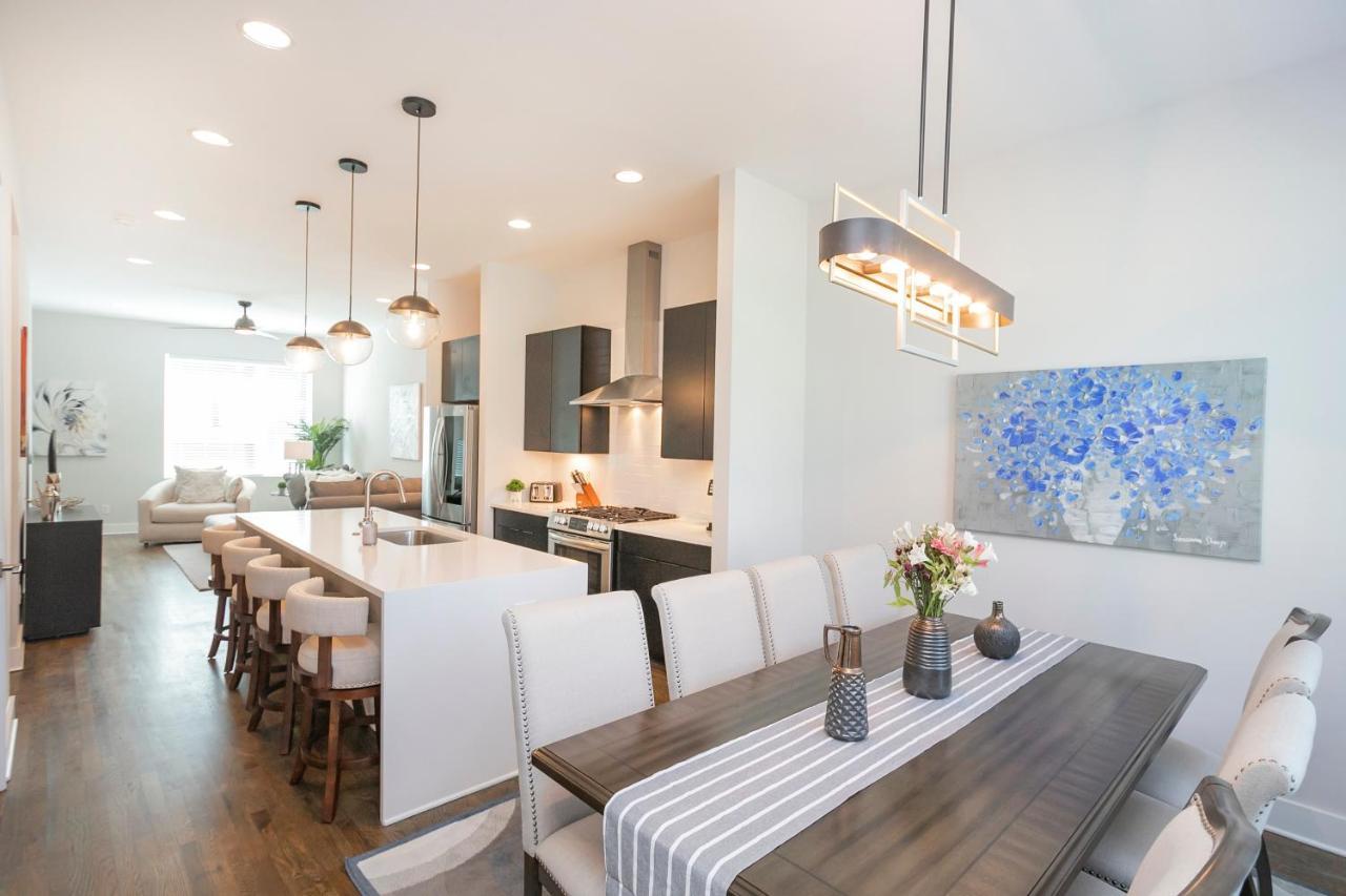 Luxury Townhome Skyline Views Mins To Dt Nashville Ngoại thất bức ảnh