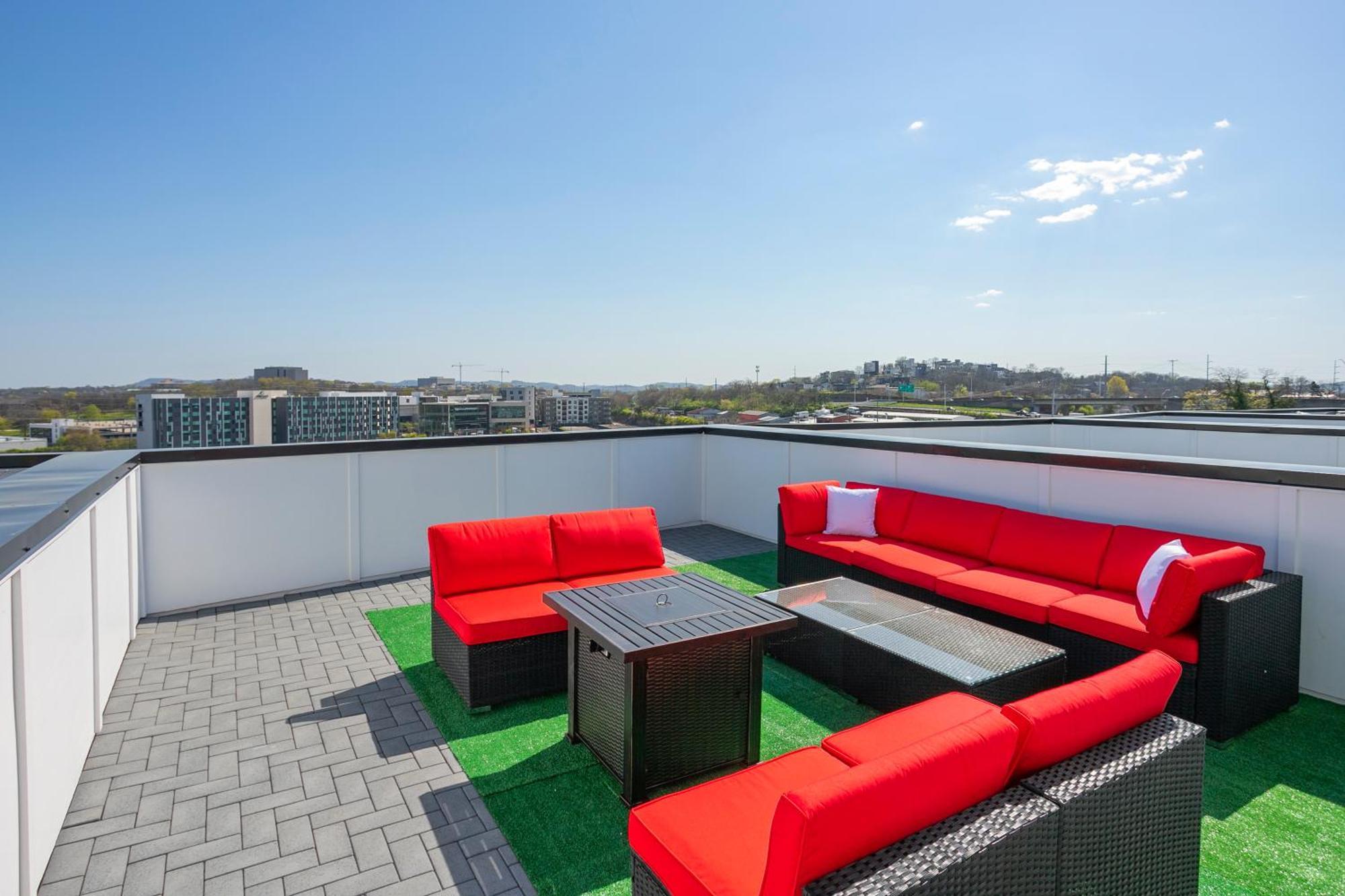 Luxury Townhome Skyline Views Mins To Dt Nashville Ngoại thất bức ảnh