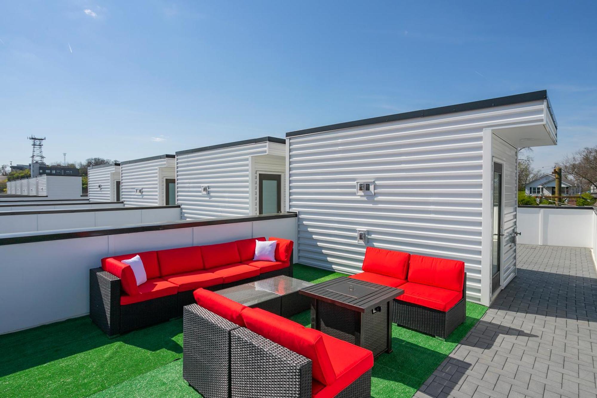 Luxury Townhome Skyline Views Mins To Dt Nashville Ngoại thất bức ảnh