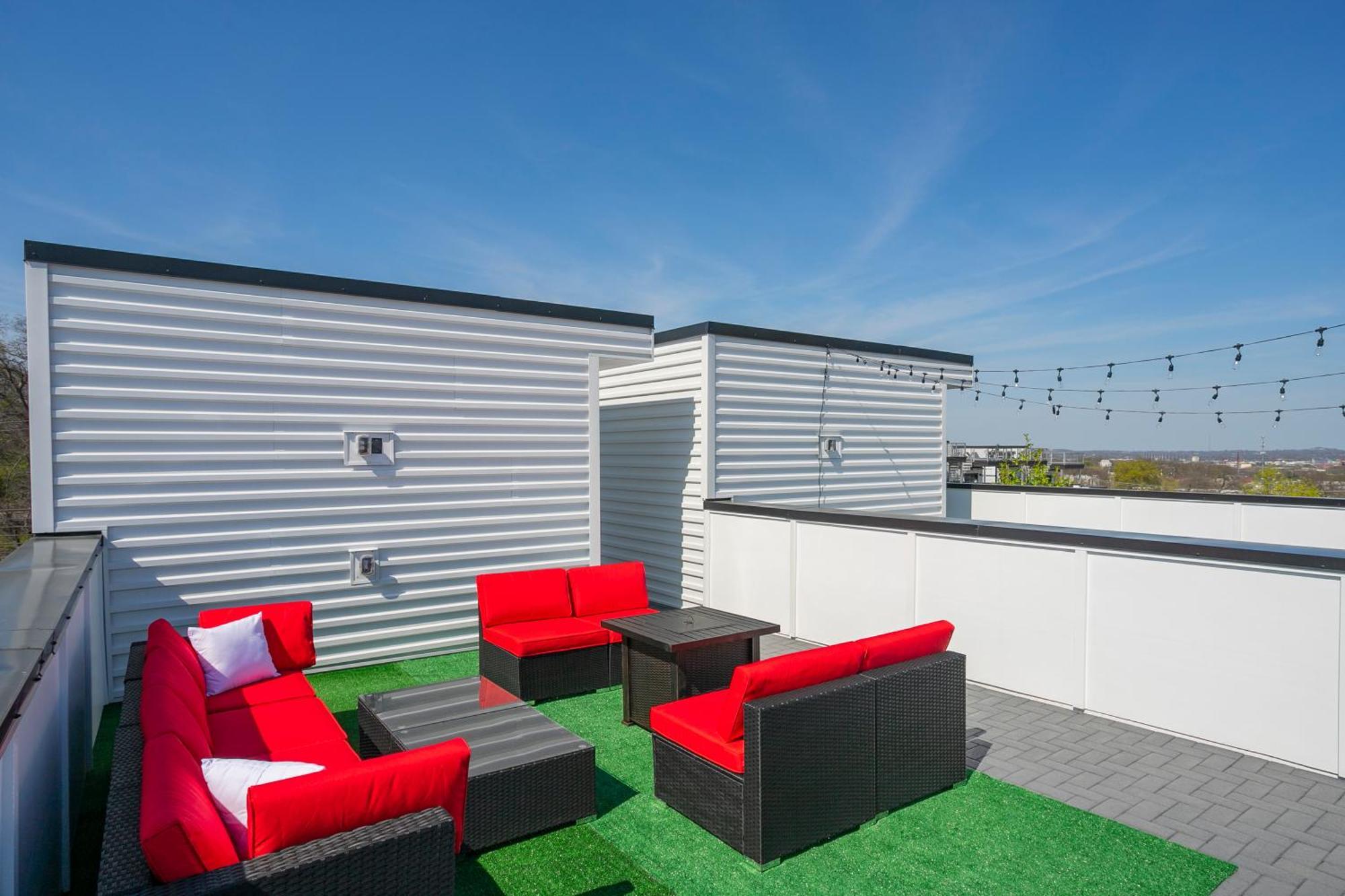 Luxury Townhome Skyline Views Mins To Dt Nashville Ngoại thất bức ảnh