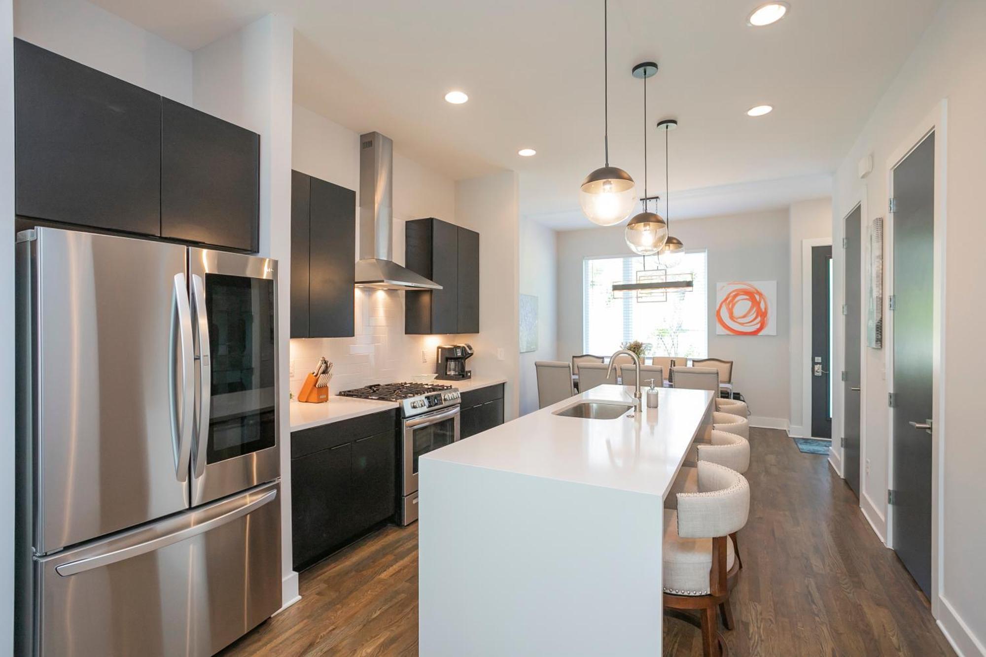 Luxury Townhome Skyline Views Mins To Dt Nashville Ngoại thất bức ảnh