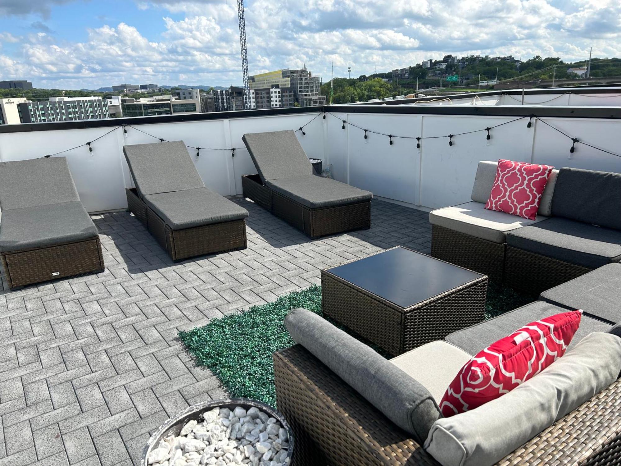Luxury Townhome Skyline Views Mins To Dt Nashville Ngoại thất bức ảnh